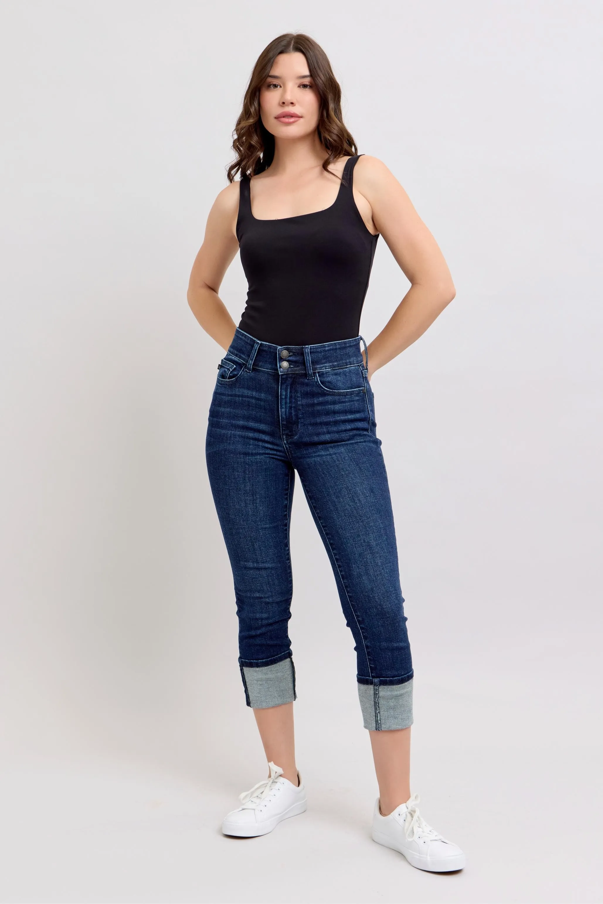 Judy Blue High-Waist Double Waist Band Skinny Jeans