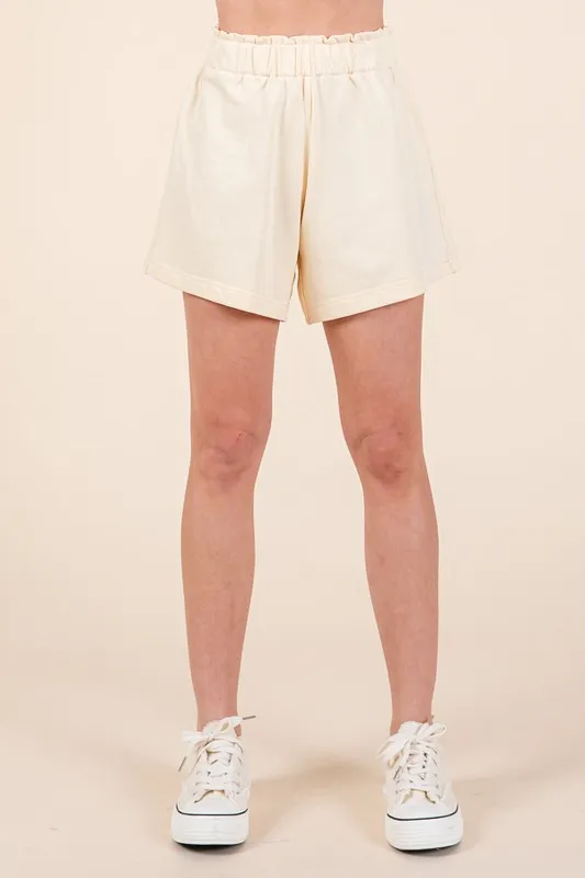 Lime 'N' Chili French Terry Sweatshirt and Shorts Set