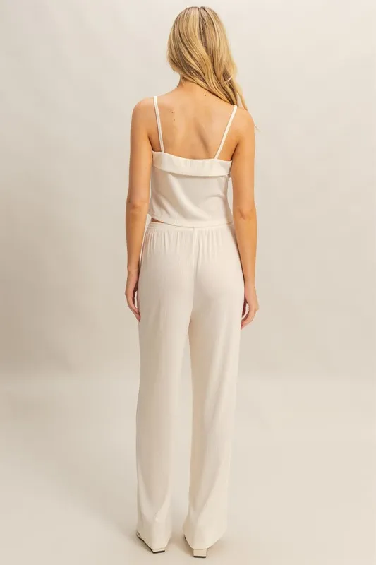 HYFVE Rib Knit Cami Top and Pants Set