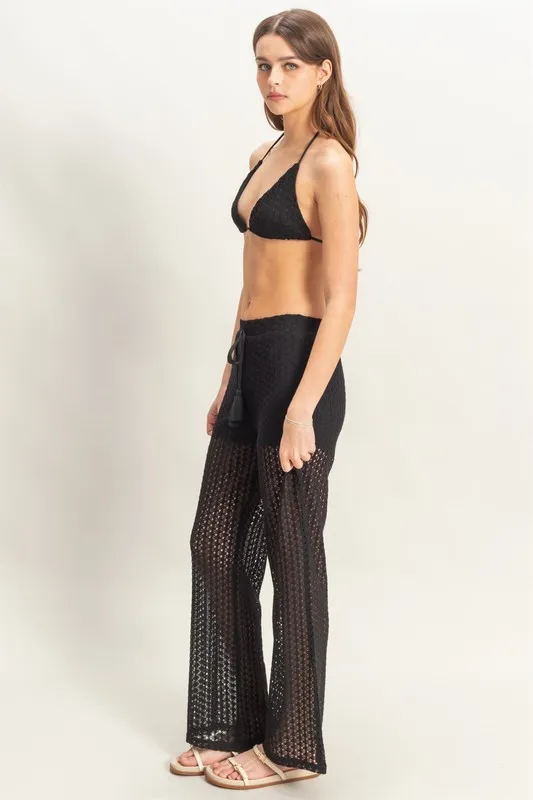 HYFVE Crochet Bra and Drawstring Pants Set