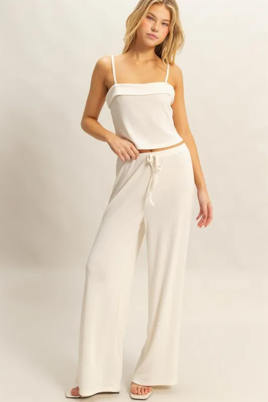 HYFVE Rib Knit Cami Top and Pants Set