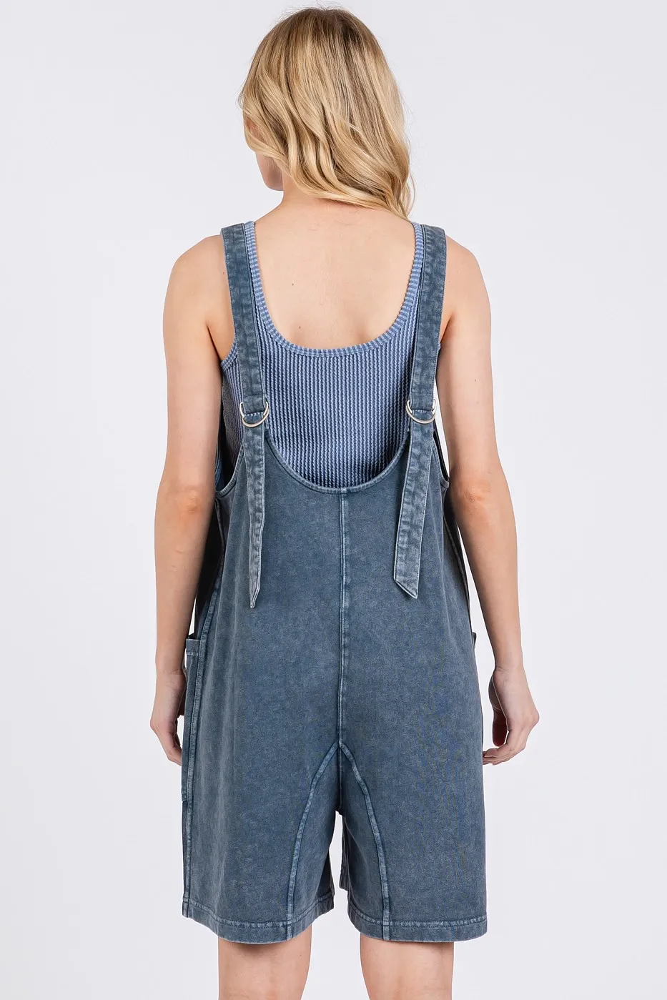 Mittoshop Low Scoop Neck Tank Washed French Terry Romper
