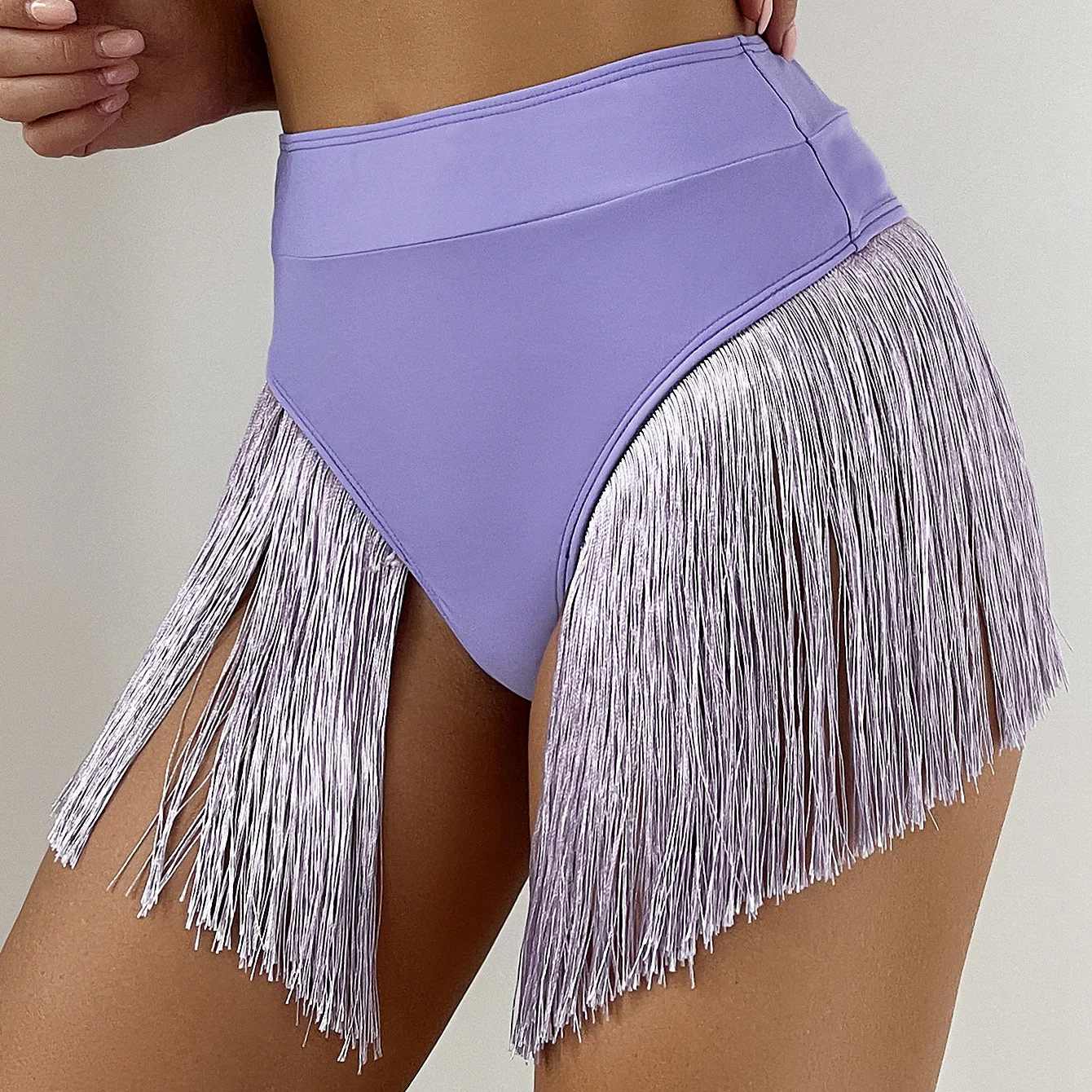 Sasuwa Female Tassel Bikini Swimming Shorts