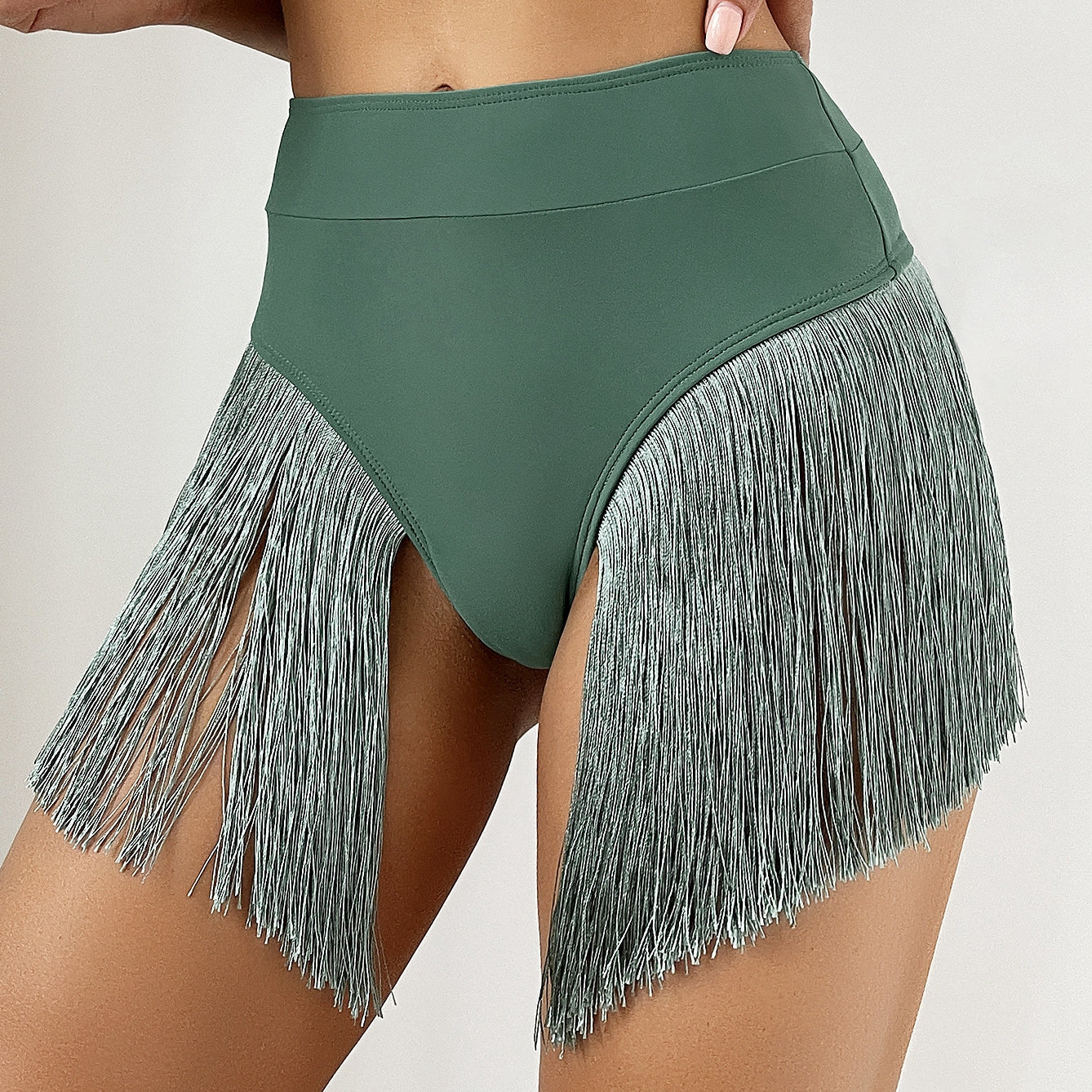 Sasuwa Female Tassel Bikini Swimming Shorts