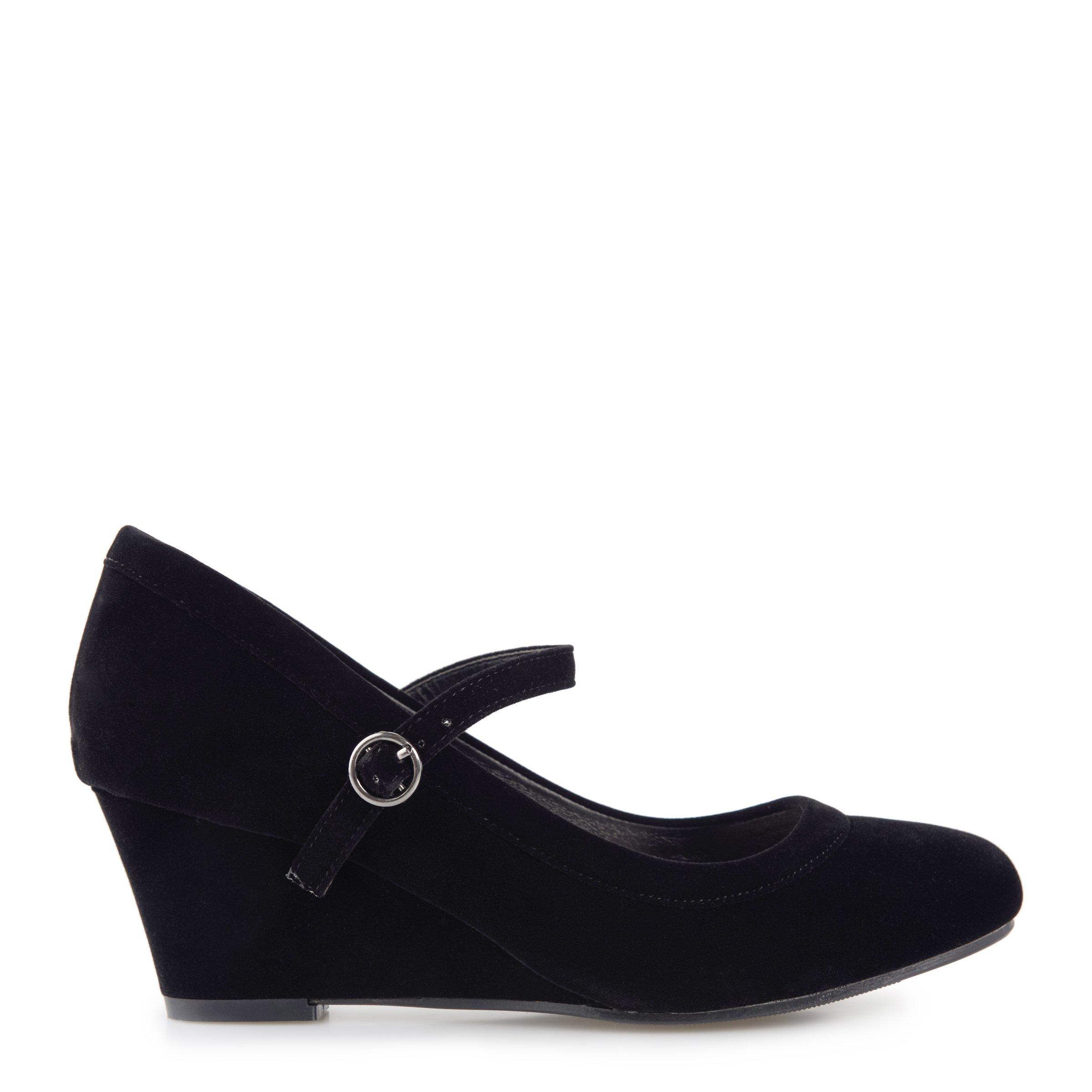 Truworths Black Mary Jane Wedge