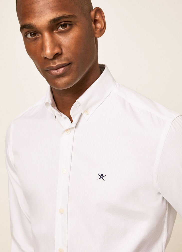 Washed oxford shirt