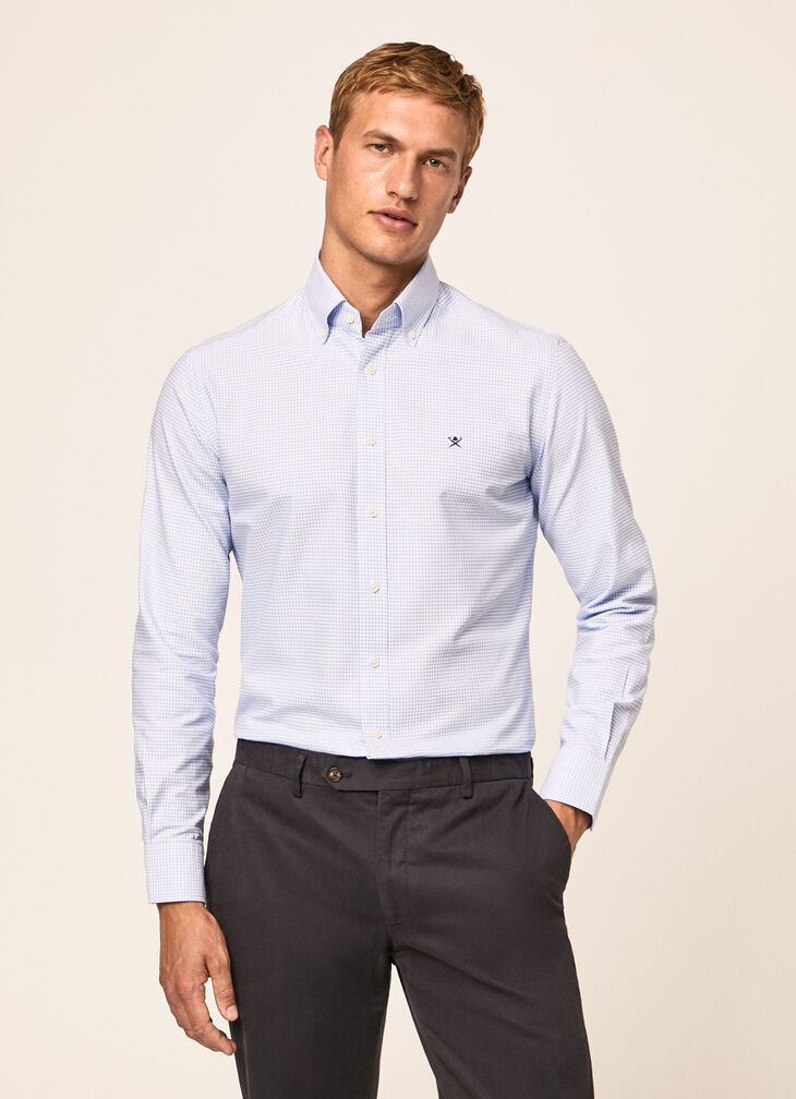 Gingham cotton shirt