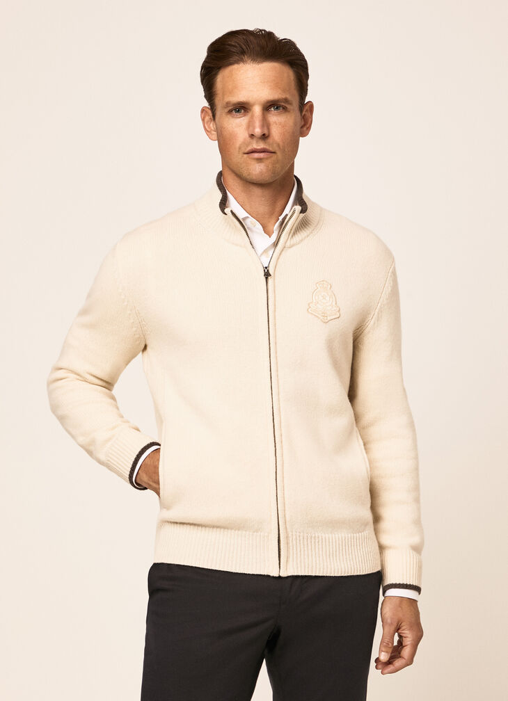 Zipped cardigan