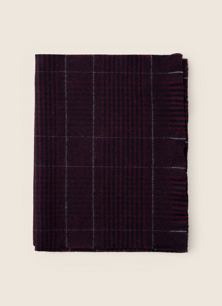 Checked scarf