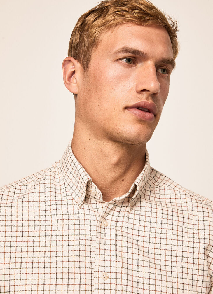 Flannel check shirt