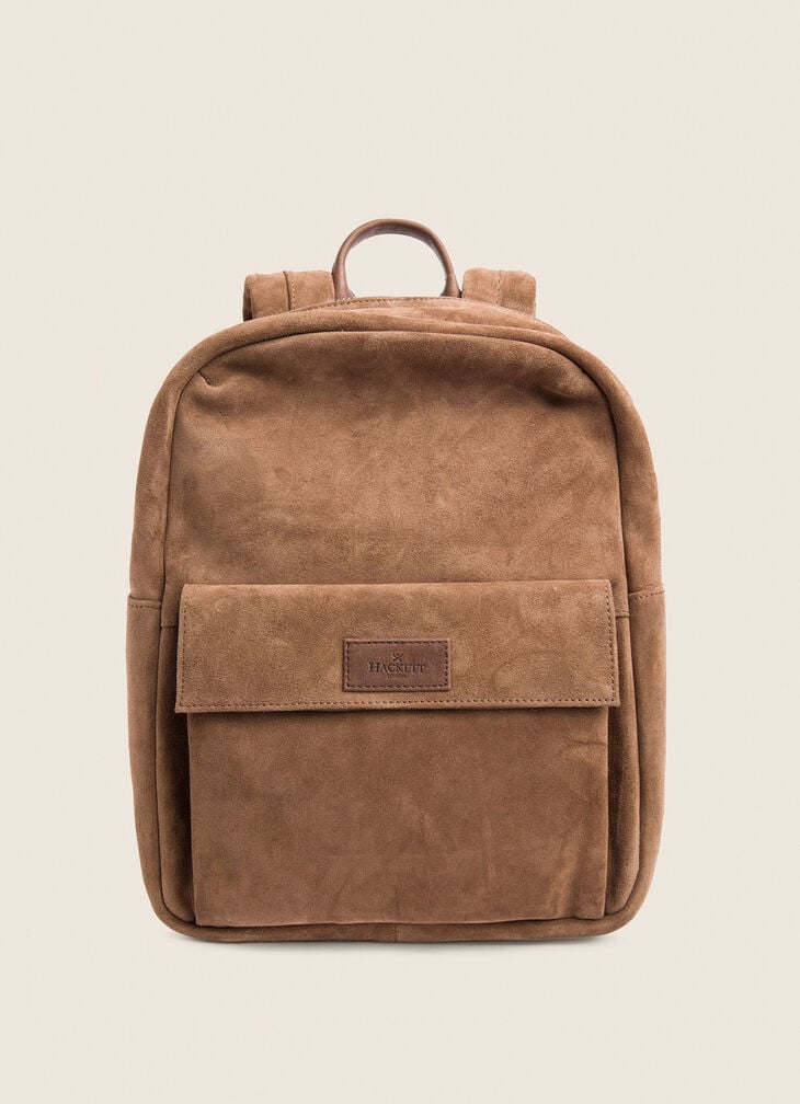 Suede backpack