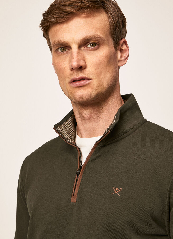 Half-zip sweatshirt
