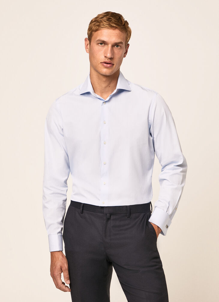 Cotton poplin shirt