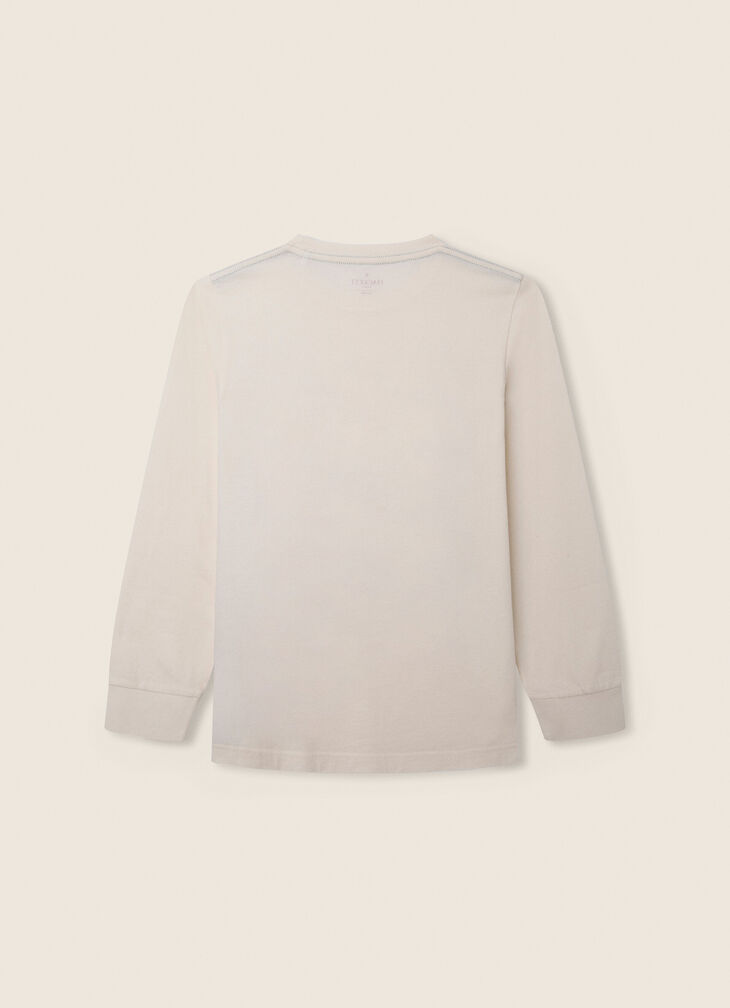 Printed cotton jersey t-shirt