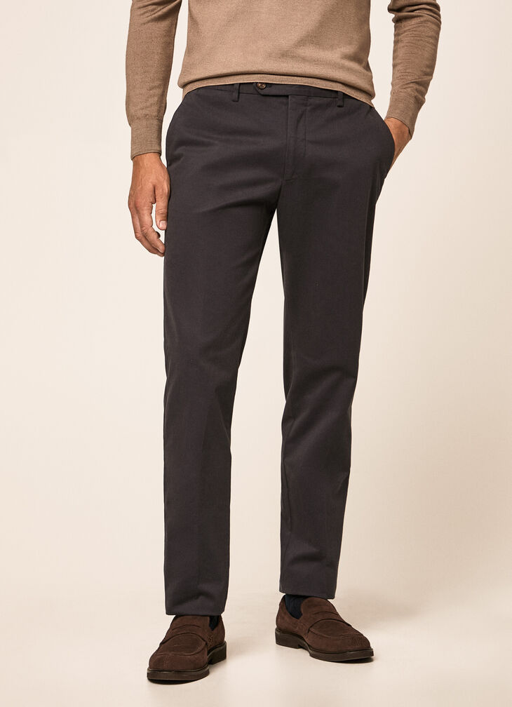 Cotton twill chinos