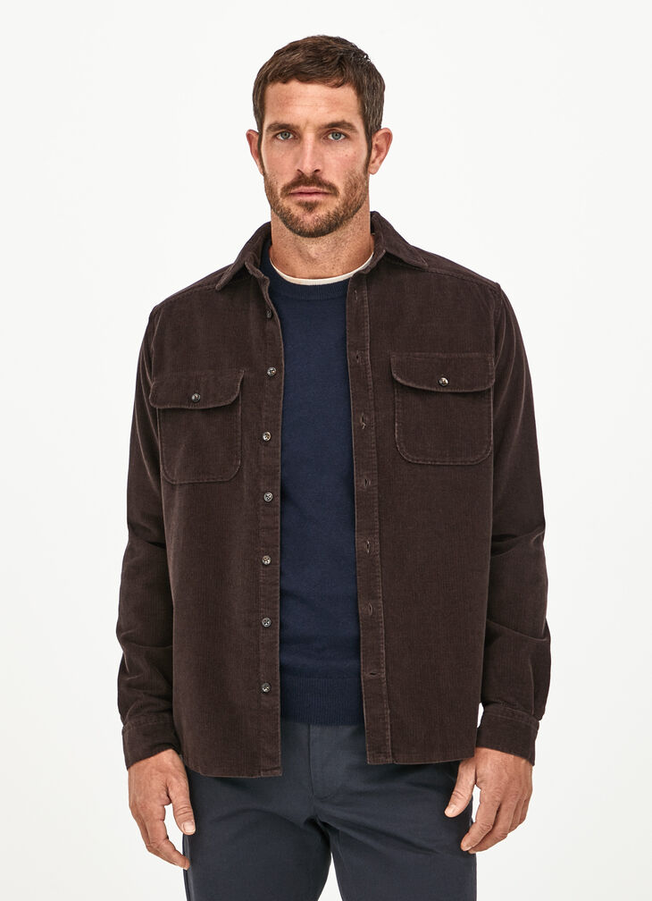 Corduroy overshirt
