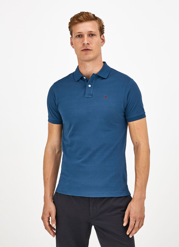 Cotton pique polo shirt