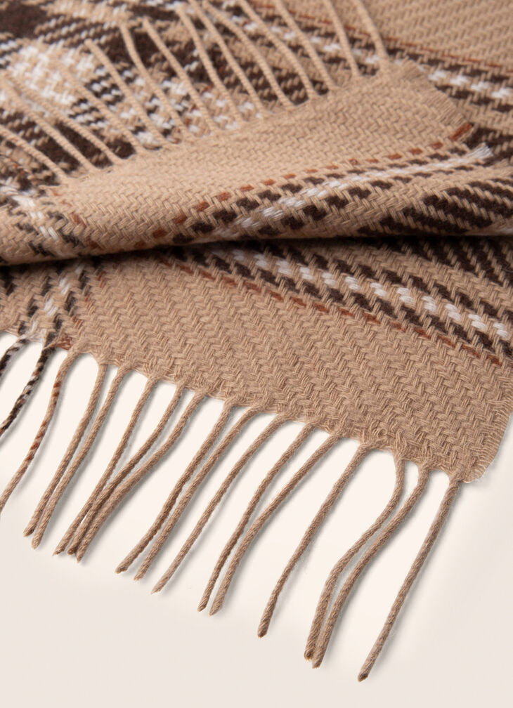 Checked scarf