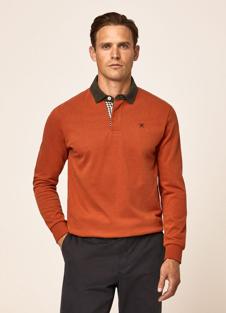 Embroidered logo polo shirt