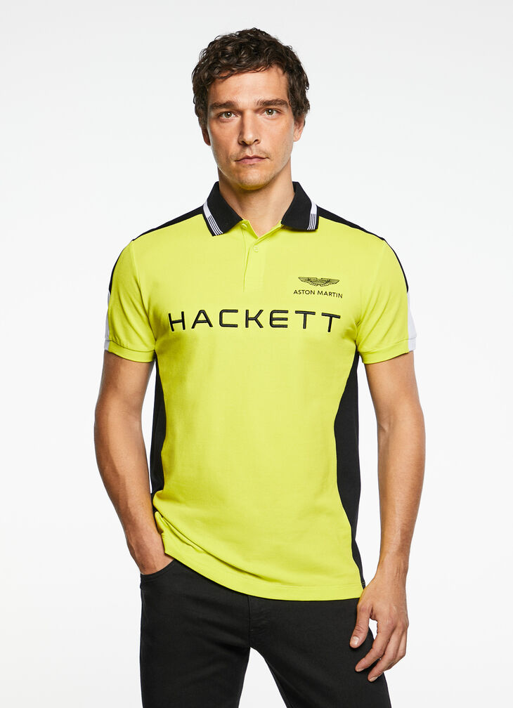 Motor inspired polo shirt