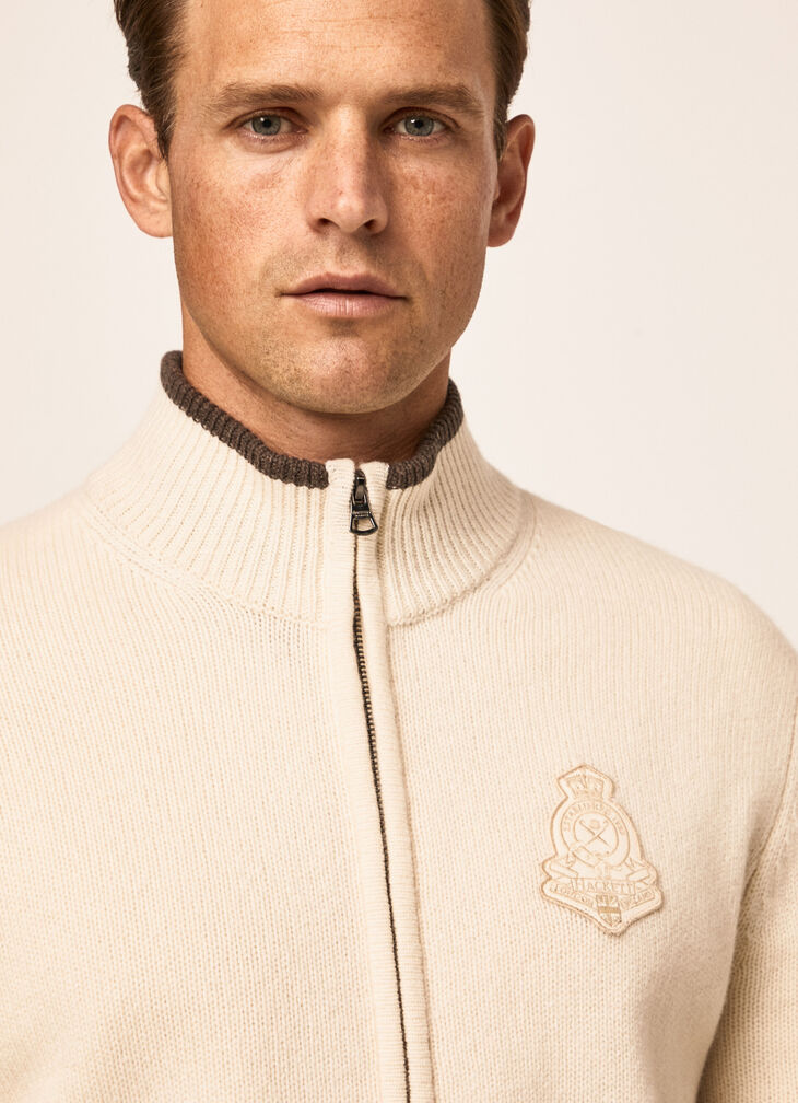 Zipped cardigan