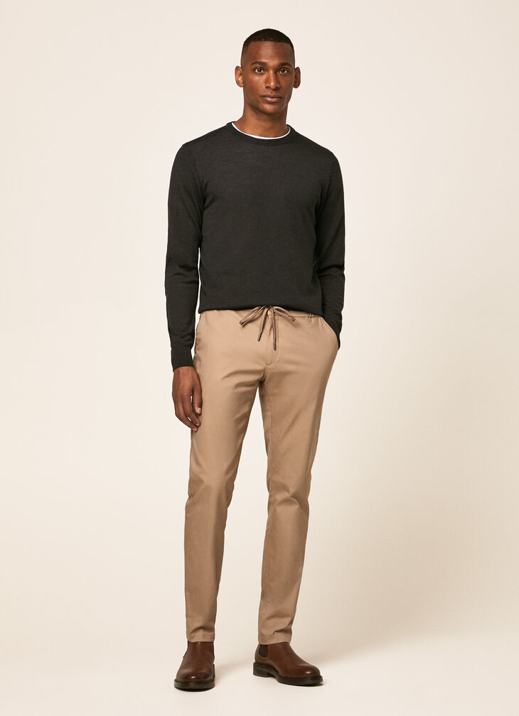 Jogger style chinos