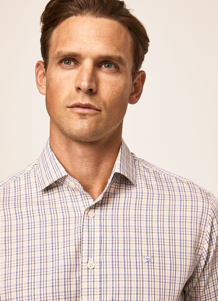 Tattersall check print shirt