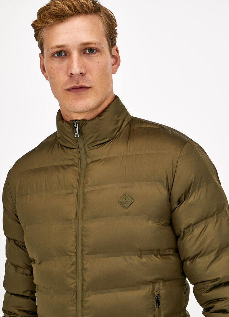 Motor inspired quilted jacket
