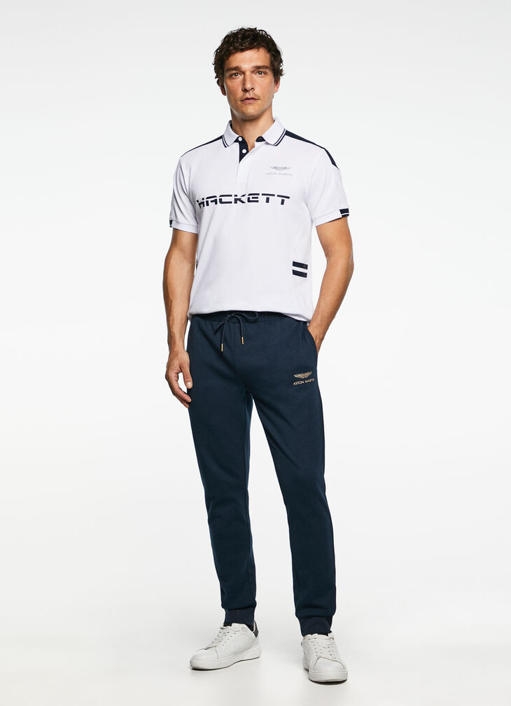 Elastic cotton joggers