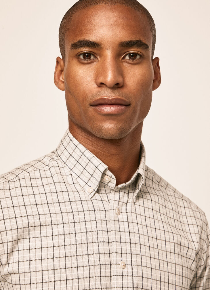Flannel check shirt