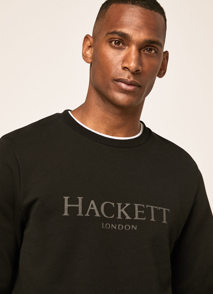 Crew neck cotton sweatshirt