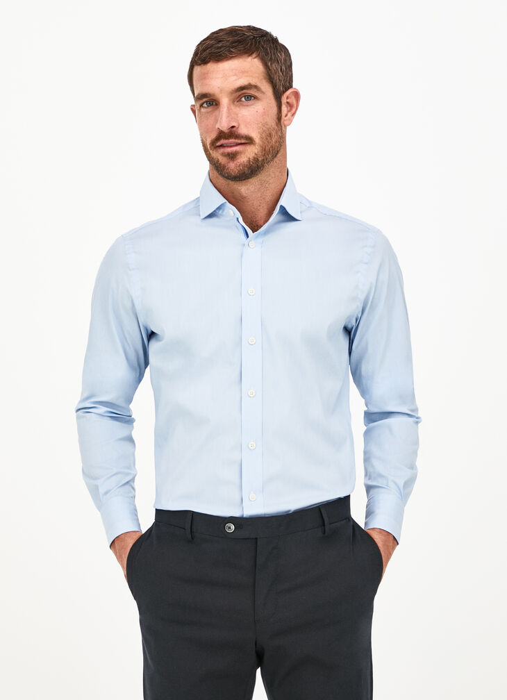 Stretch cotton shirt