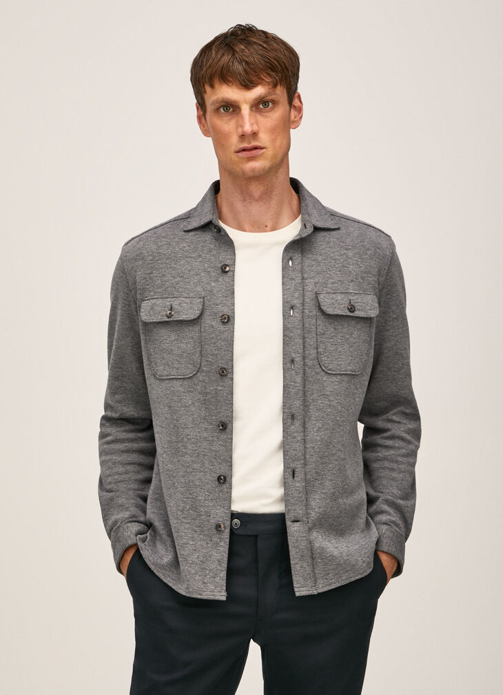 Double face overshirt