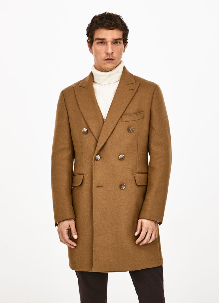 Double breasted overcoat