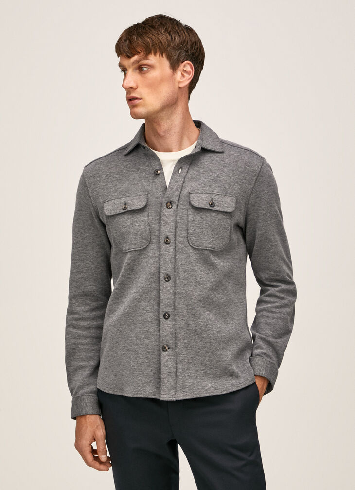 Double face overshirt