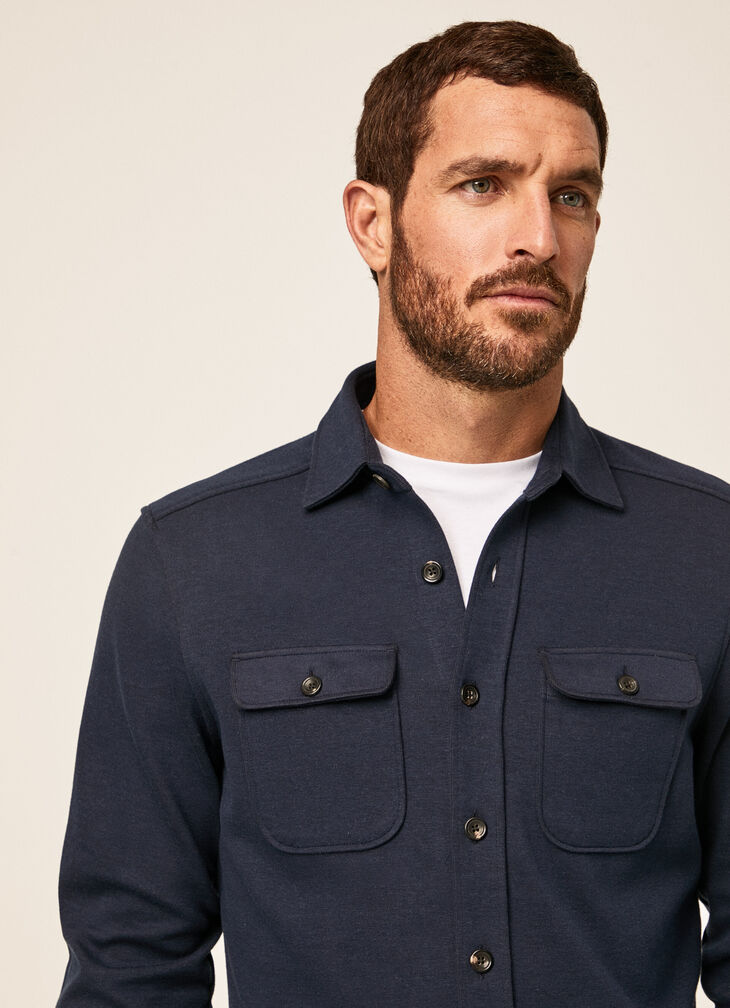 Double face overshirt