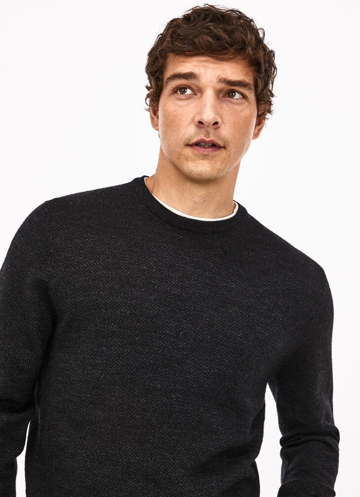 Herringbone jumper
