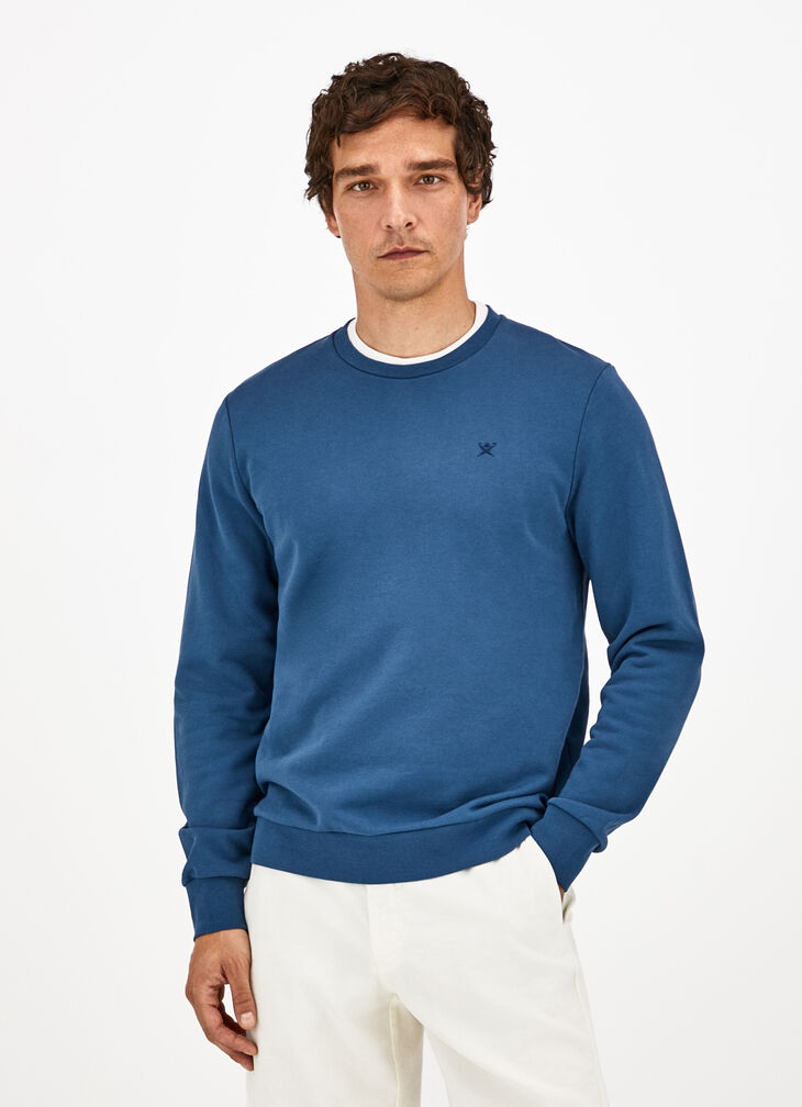 Crew neck basic sweatshirt