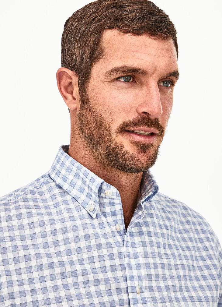 Check print shirt