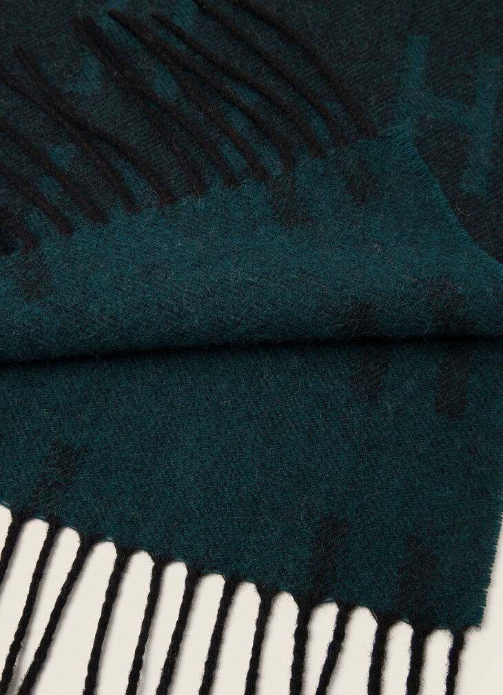 Wool cashmere scarf