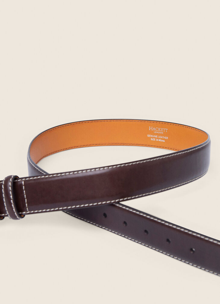 Leather belt