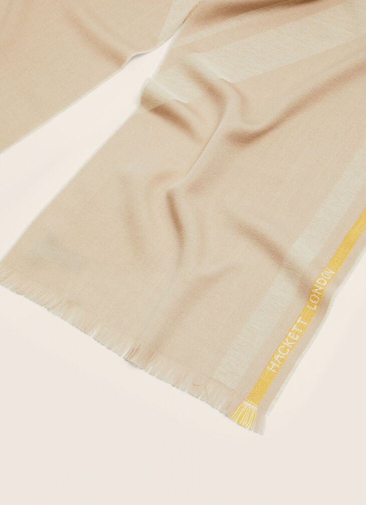 Flag print scarf