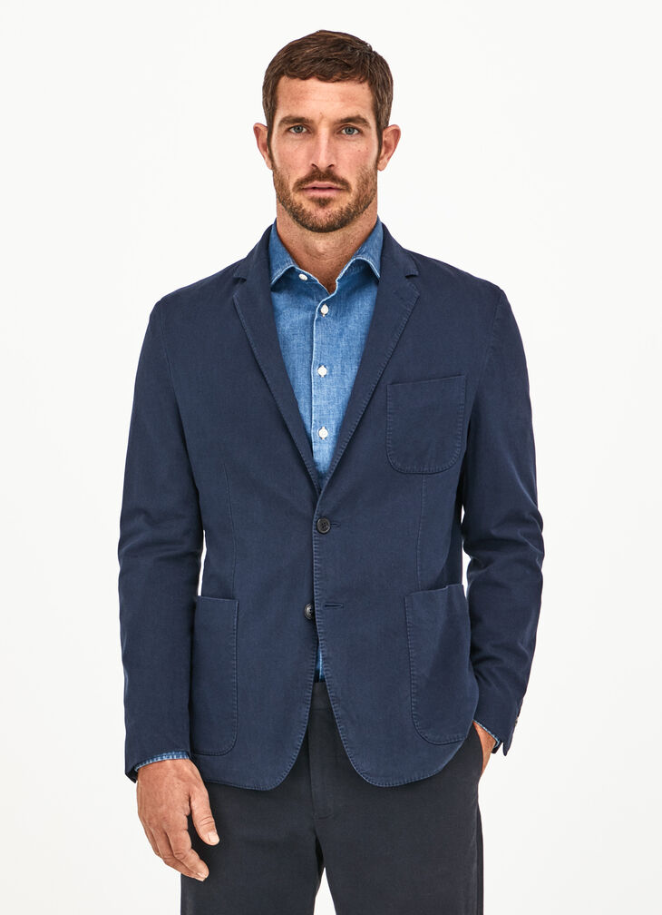 Twill blazer