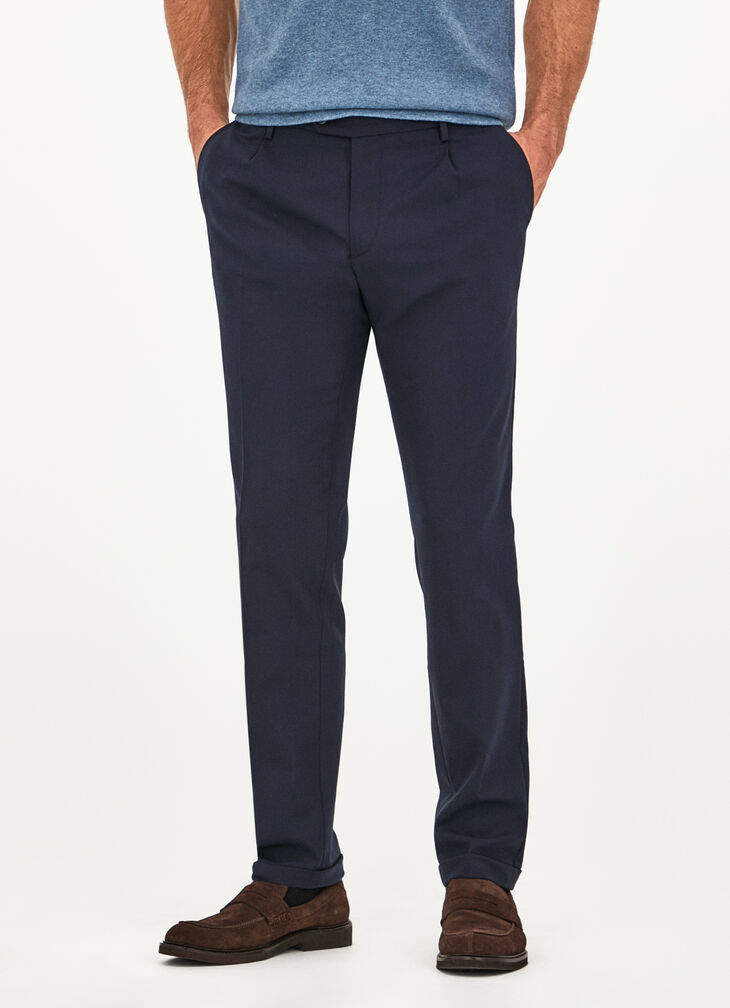 Wool chinos