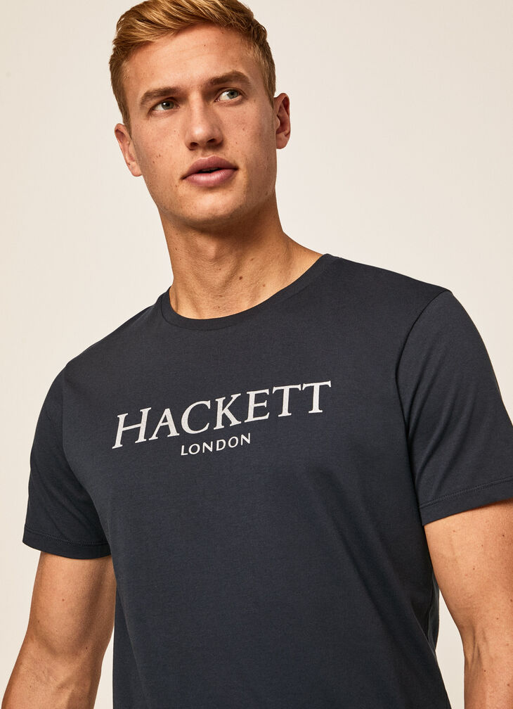 Large logo cotton t-shirt