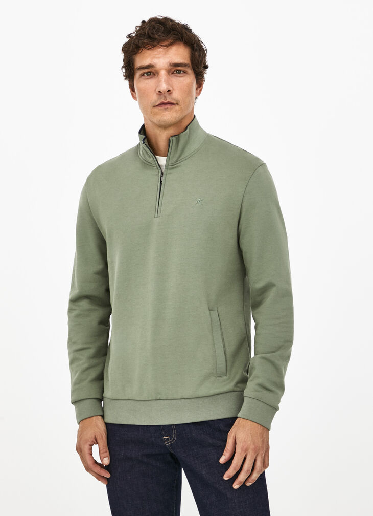 Zip-up sweatshirt