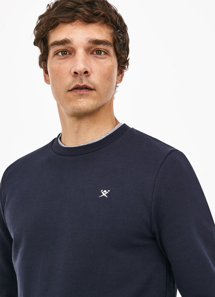 Crew neck basic sweatshirt