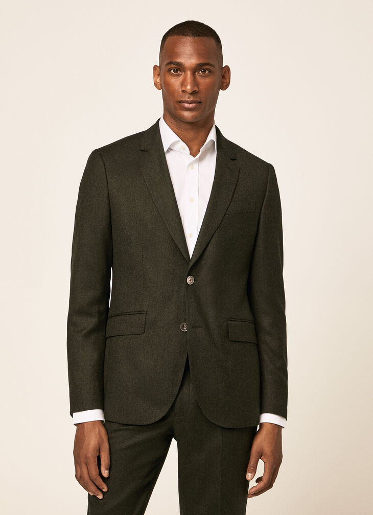 Flannel suit