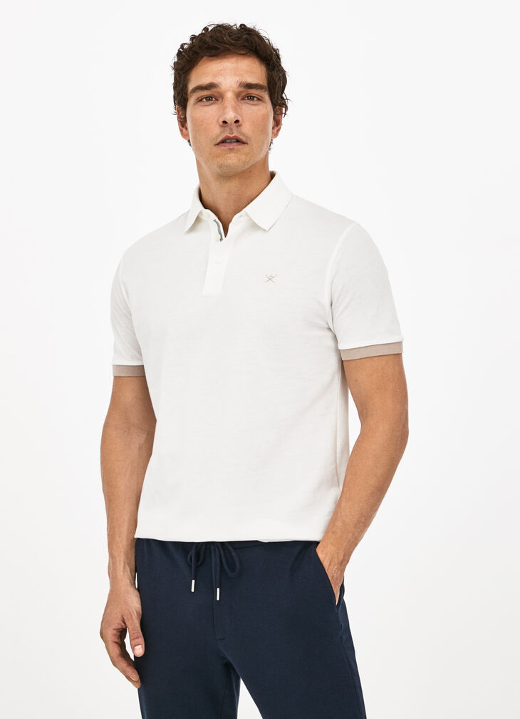 Cotton pique polo shirt