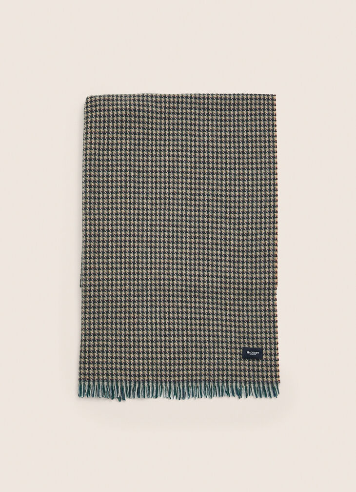 Checked scarf